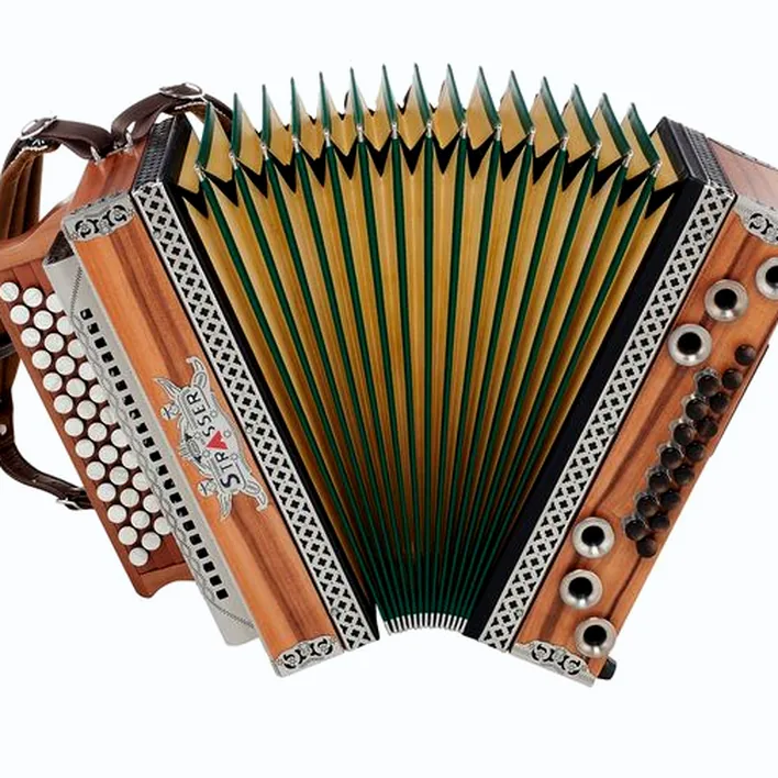 Analyse complète de l’accordéon Strasser Professional G/C/F/Bb Apple