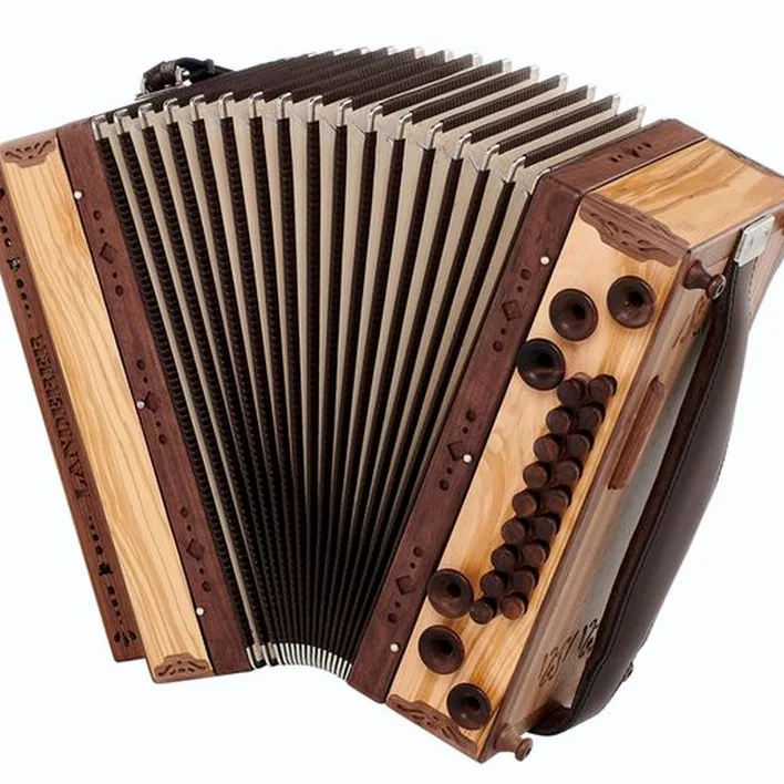 Avis de musicien : L’accordéon Landerer De Luxe Olive Bb/Eb/Ab/Db au banc d’essai