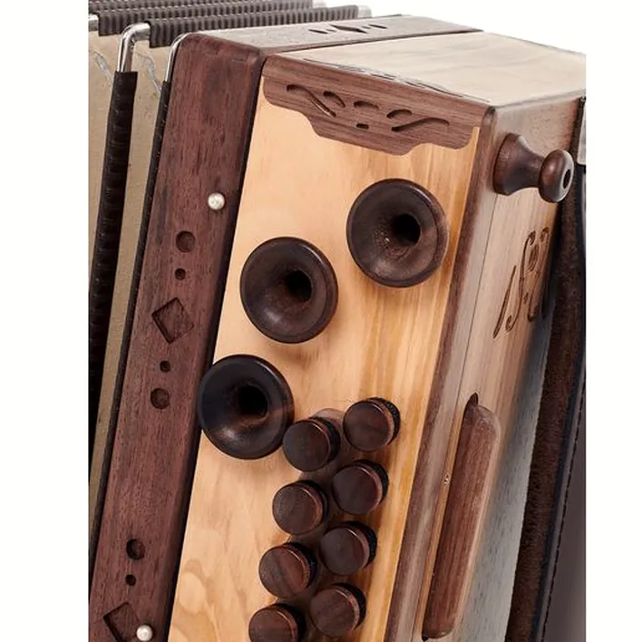 Avis de musicien : L’accordéon Landerer De Luxe Olive Bb/Eb/Ab/Db au banc d’essai