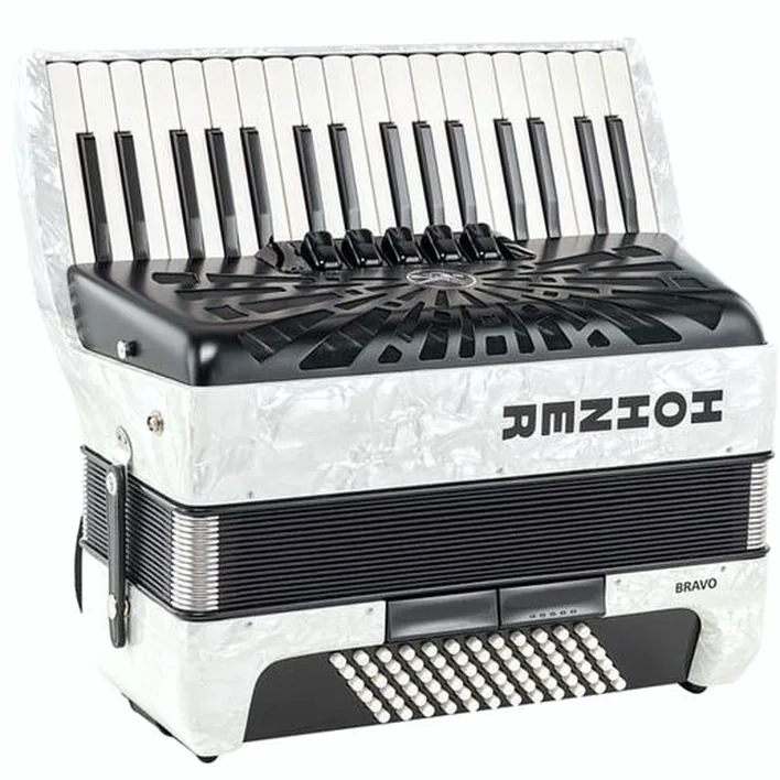 Hohner Bravo III 72 White silent key : Ergonomie, finitions et avis technique