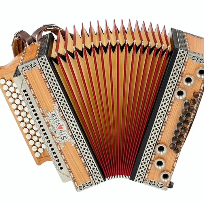 Pourquoi choisir l’accordéon Strasser Professional G/C/F/Bb Cherry ? Test détaillé