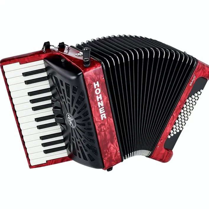 Test approfondi de l’accordéon Hohner Bravo II 48 Red silent key