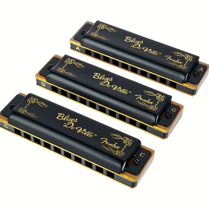 Test, Avis harmonica Fender Blues Deville 3 pack with case
