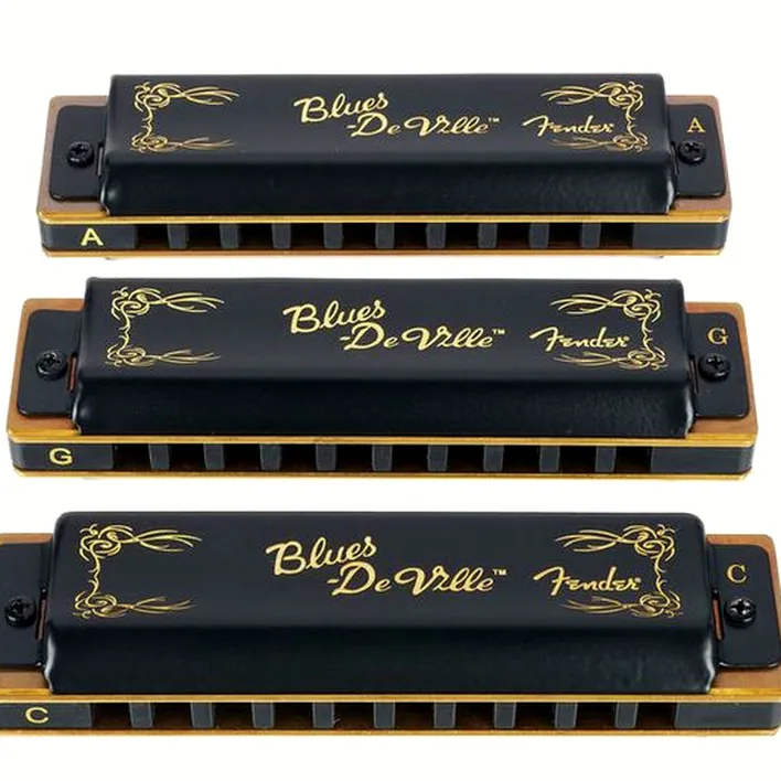 Test, Avis harmonica Fender Blues Deville 3 pack with case