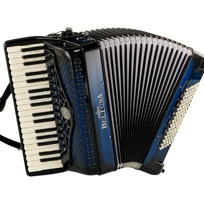 Test terrain de l’accordéon Beltuna Studio IV 96 P Luxe Blue Shad. et avis d’expert